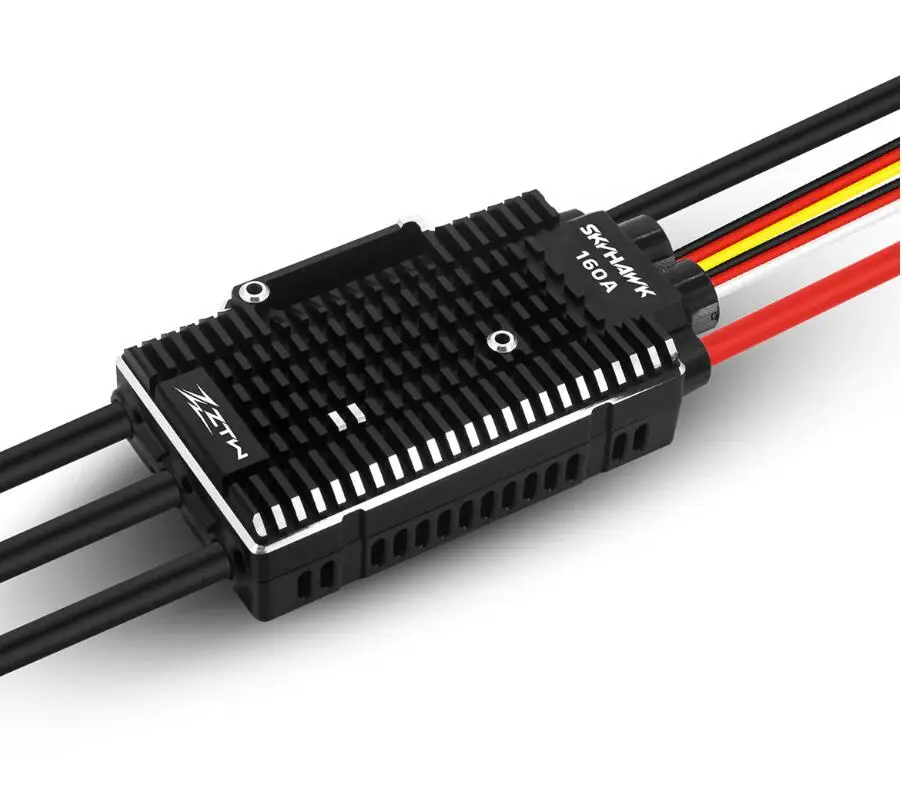 ZTW Skyhawk 160A HV Brushless 32-Bit ESC premium-level speed controller 6-14s 60V SBEC 6.0V / 7.4V / 8.4V @10A 236G for RC  heli