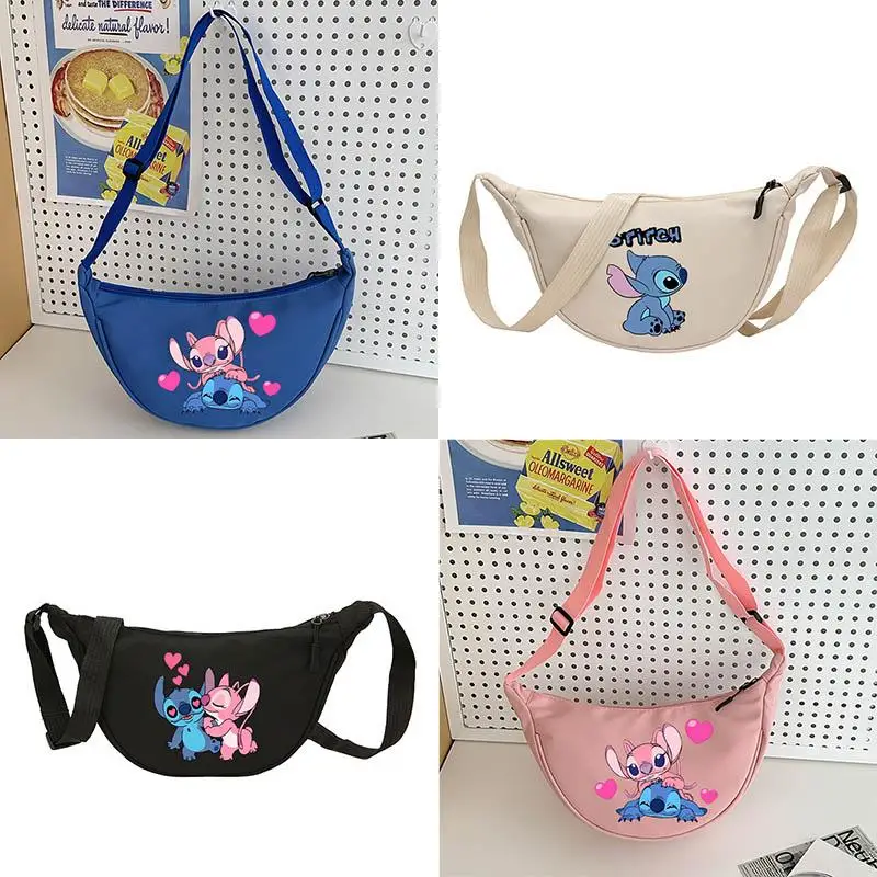 

Fashion Stitch Minnie Women's Handbags Cartoon Underarm Bag Casual Women Shoulder Bags Solid Color Zipper Female Handbag Clutch