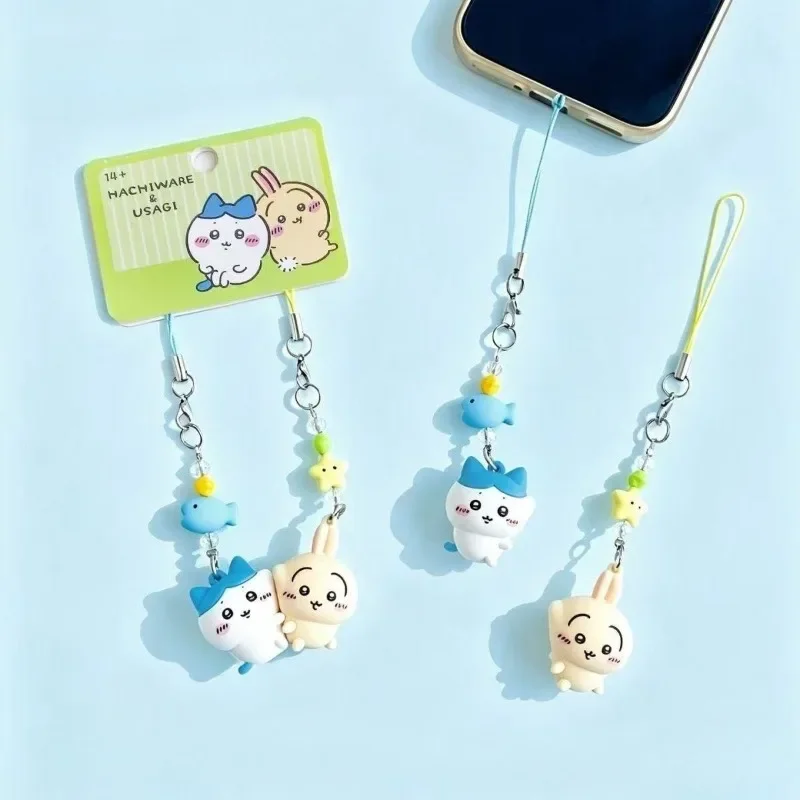 Chiikawa Series Magnetic Pair Keychain PVC Hard Personalized Exquisite Creative Cartoon Doll Small Pendant Small Gift for Girls