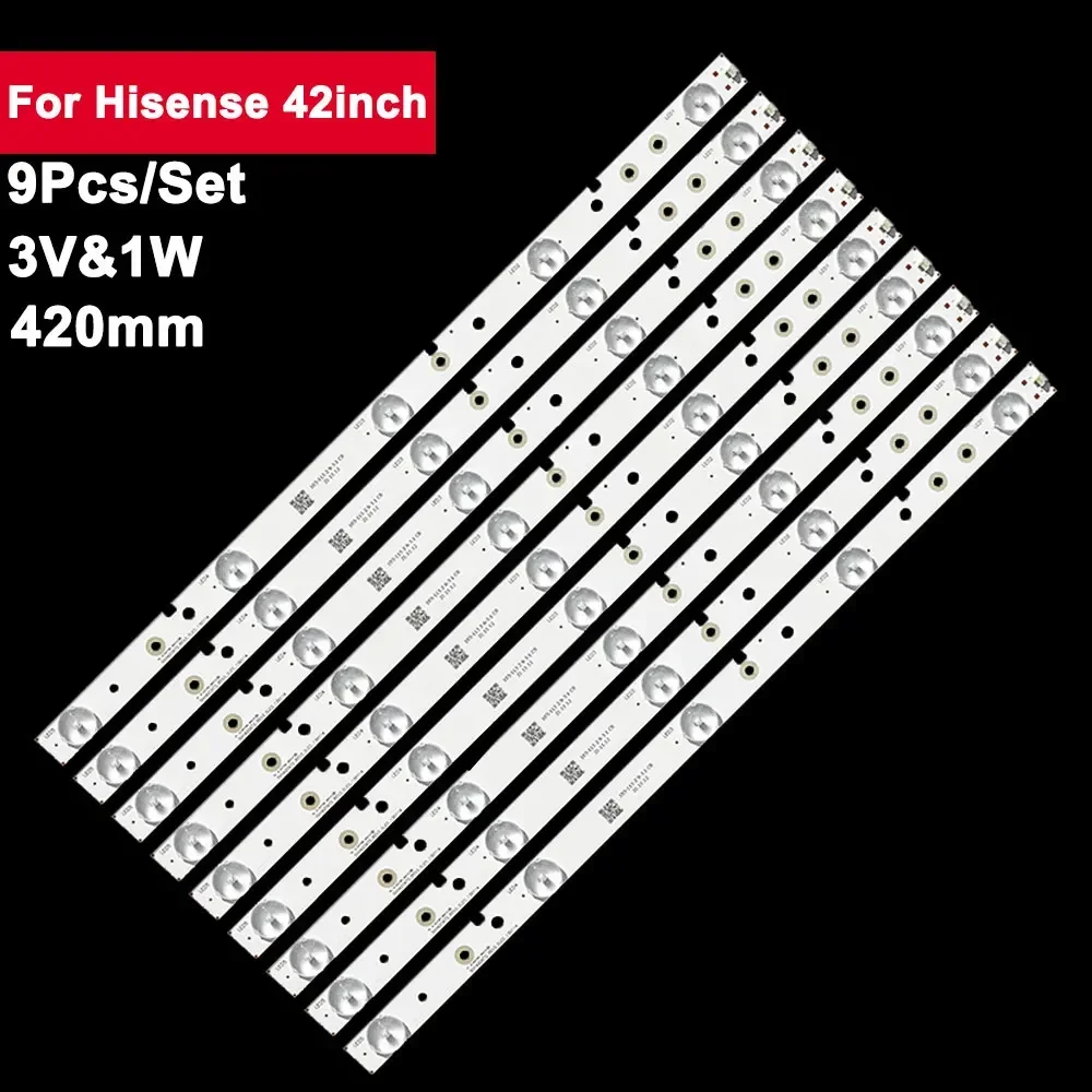 

5set Led Backlight TV For Hisense 42inch SVH420A72-REV3-5LED-130114 LED42K30JD LED42K20JD LED42EC260JD LED42EC110JD LED42EC290N