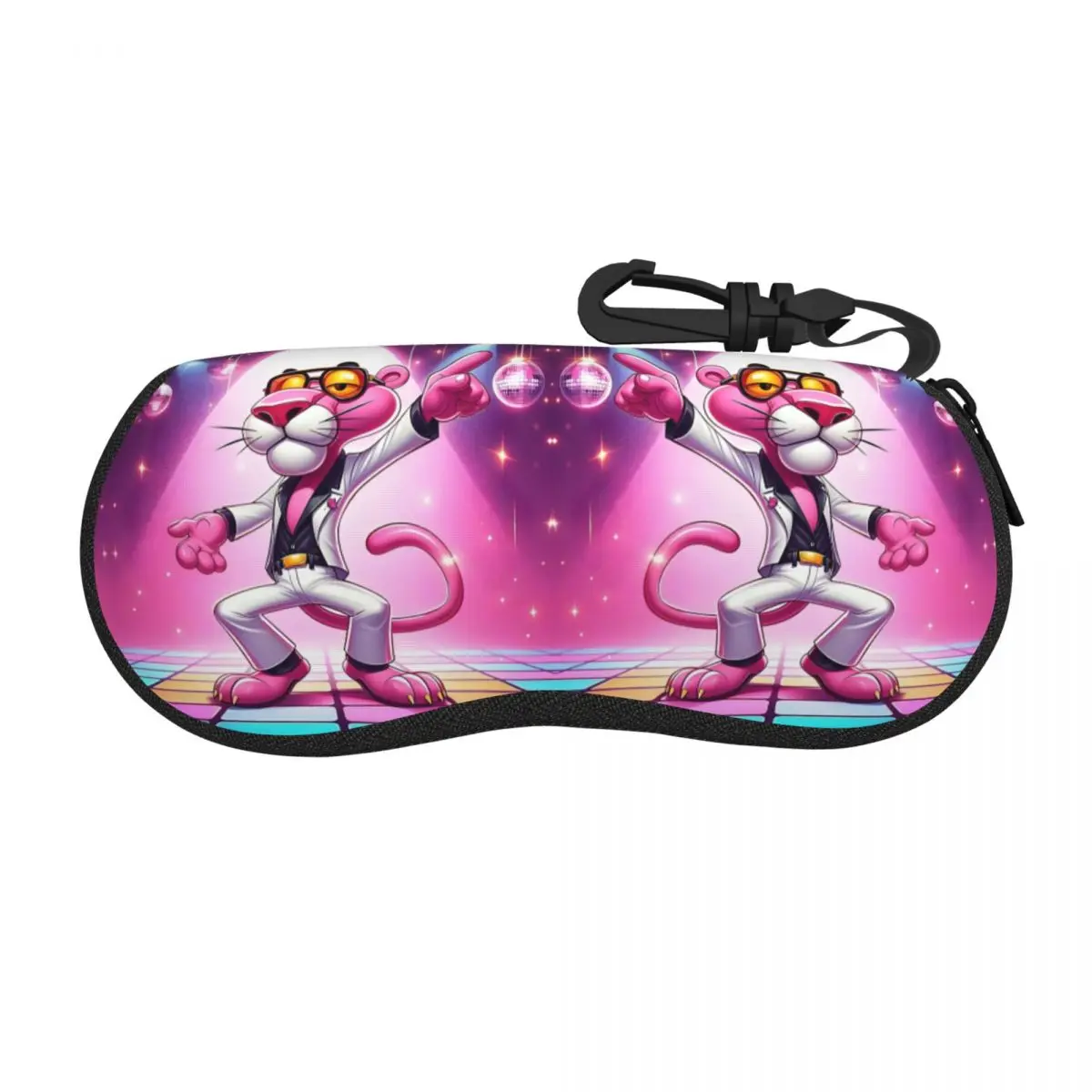 

Custom The Pink Panther Cartoon Shell Eyeglasses Case Women Men Cute Leopard Kawaii Anime Glasses Case Sunglasses Box Pouch