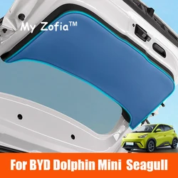 For BYD Dolphin Mini Seagull 2024 2025 2026 Car Rear trunk protective pad tailgate anti kick pad interior decoration Accessories