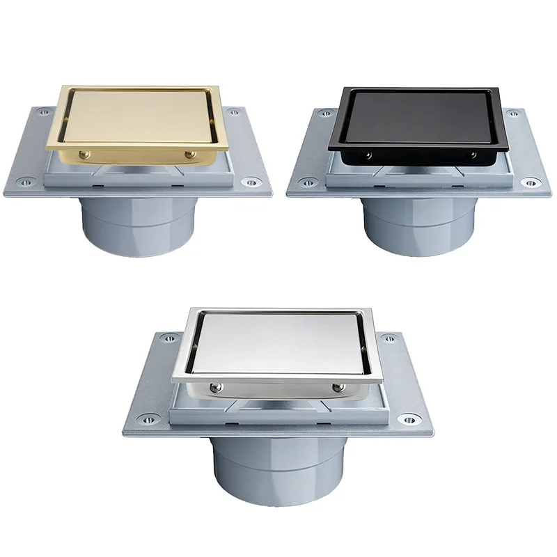 Invisible Floor Drain 4 North American Floor Drainer Flange Shower Room Stainless Steel Floor Drain