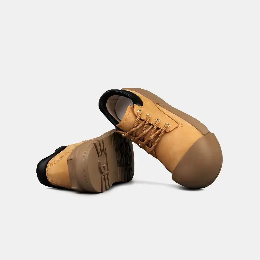 

Thick Bottom Casual Men's Shoes Street Style Ins Big Head Shoes Heightening Board Shoes Head Bread Shoes
