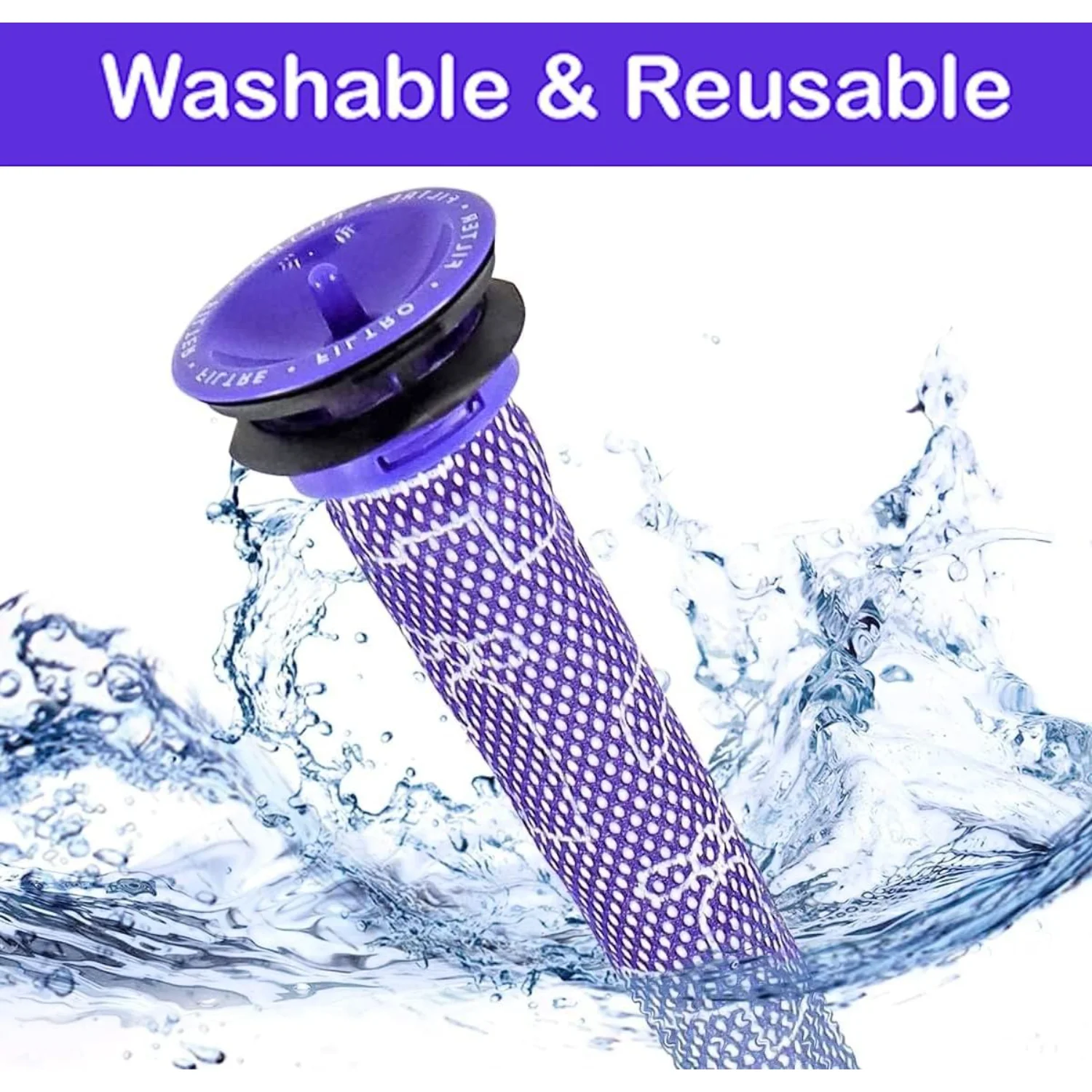 Pack Pre Motor Filter Compatible  for  V6  V8 DC58 DC59 DC61 DC62 DC72 DC74 SV03 SV04 SV05 SV06 SV07 SV08 SV09 Absolute Animal C