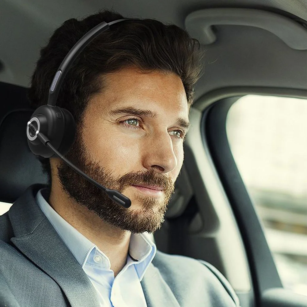 

1Set Music Headphones Wireless Comfortable Headset with Microphone for Computer Working Fitness Leisure Activities