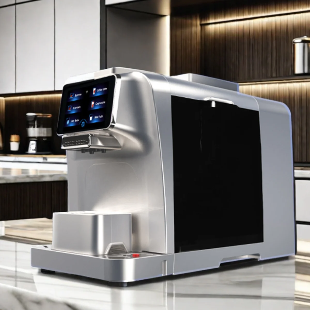 Wifi Fully Automatic Cappuccino Machine Professional Espresso Coffee Maker Machine With Grinder Milk Frother