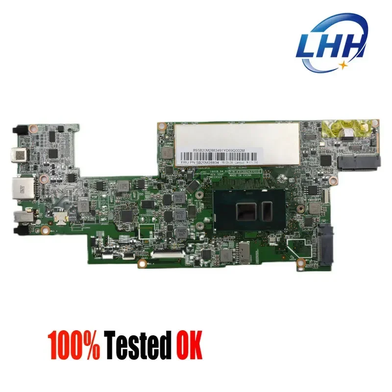 

1601B-04 Материнская плата для ноутбука LENOVO Ideapad MIIX 510-12ISK Материнская плата Процессор 4405U 4G RAM Полностью протестирована