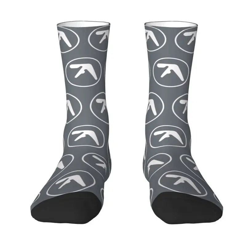 Aphex Twin Men's Crew Socks Unisex Novelty 3D Print Electronic Music Artist Dress Socks