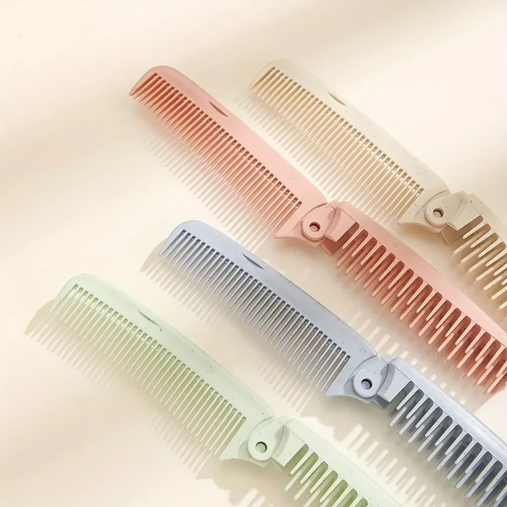 1Pc Portable Travel Hair Comb Detangling Hair Brush Foldable Comb Brushes Massage Comb Anti-Static Hair Combs Styling Tools