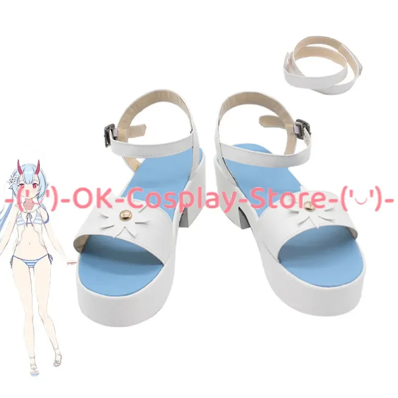 Game Blue Archive WARAKU CHISE Cosplay Shoes Halloween Carnival Boots PU Shoes Cosplay Props Custom Made