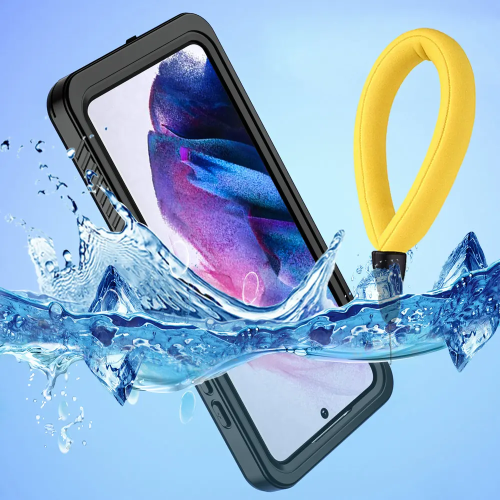 S21FE S23 IP68 Waterproof Case for Samsung Galaxy S23 Ultra Crystal Water Proof Cover Sport Seal Etui Samsung S21 F E 23 Plus +