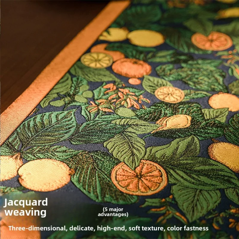 Table Flag American Retro Light Luxury High-end Feeling Dining Table Coffee Table Tablecloth TV Cabinet Long Strip Cover Cloth