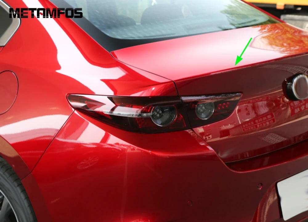 

Для Mazda 3 M3 Axela Sedan 2019-2024 2025, задняя крыша из углеродного волокна, спойлер багажника, хвостовое крыло, накладка на губу, внешние аксессуары