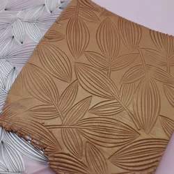Leaf Polymer Clay Stamp Sheet Texture Emboss Mat for Costume Jewelry DIY Ceramic Pottery Tool Art Craft Modeling Impression Make