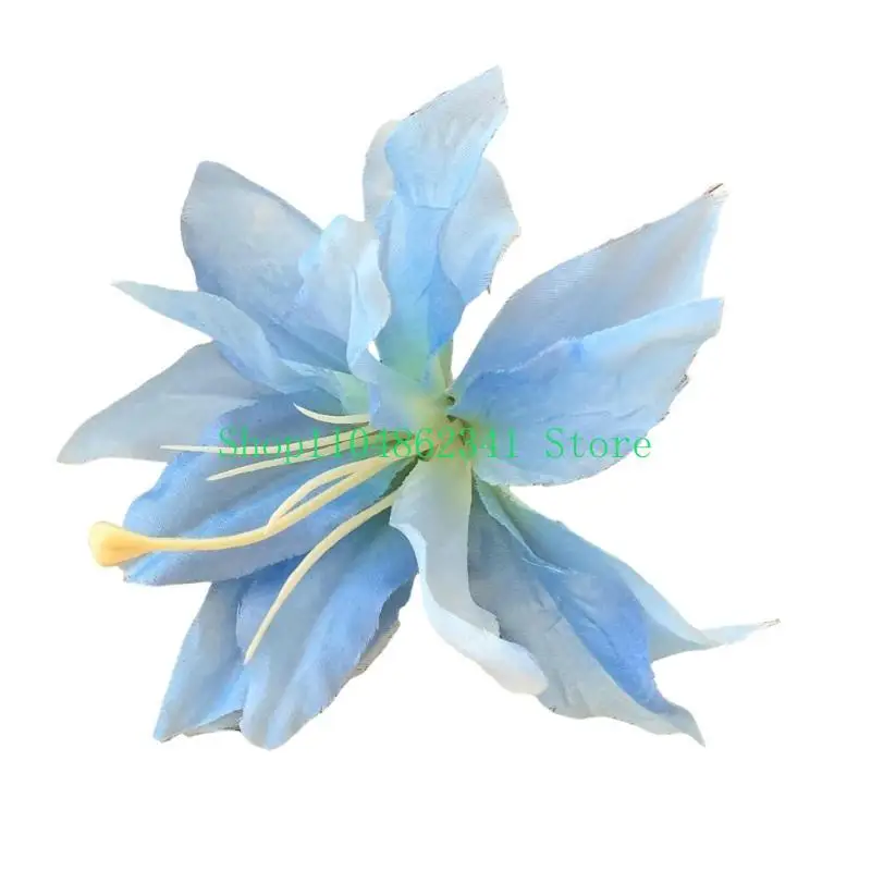 

5asd богемный уникальный цветок в форме большой заколки для волос искусственный цветок заколки для волос украшение для волос для