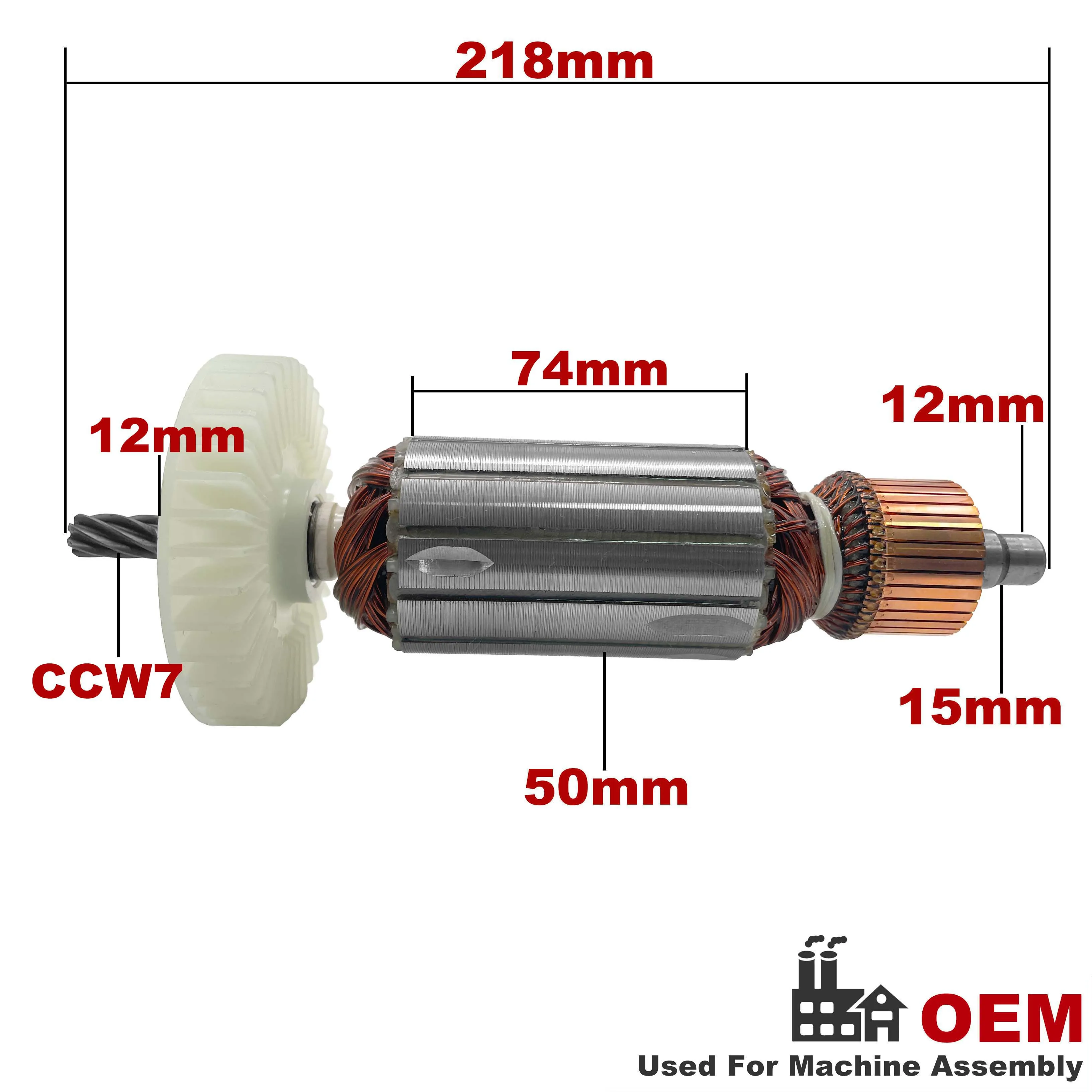 AC220V-240V armatura rotorem zakotvit náhrada pro WEKA jádra vrtačka DK32 DK 32