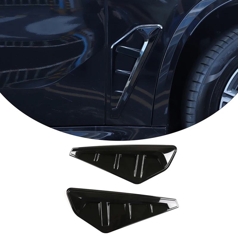 

Auto Accessories Front Side Wing Fender Air Wing Vent Decoration Trim Cover For BMW X5 G05 X5M F95 2019-2022 Car Styling