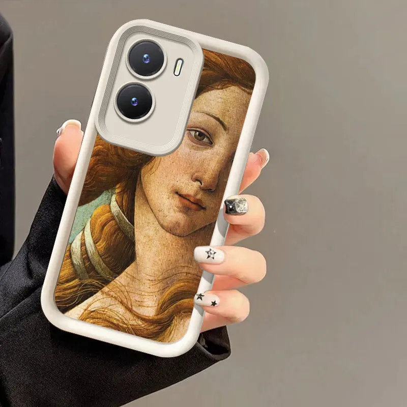 Renaissance Art Painting Phone Case For VIVO V30 X80 X90 X100 Pro V29E V30E V40 Y75 Y78 5G Y02 Y17 Y22 Y76 S Y03 Y21 Y27 Y28 Y35 image 6