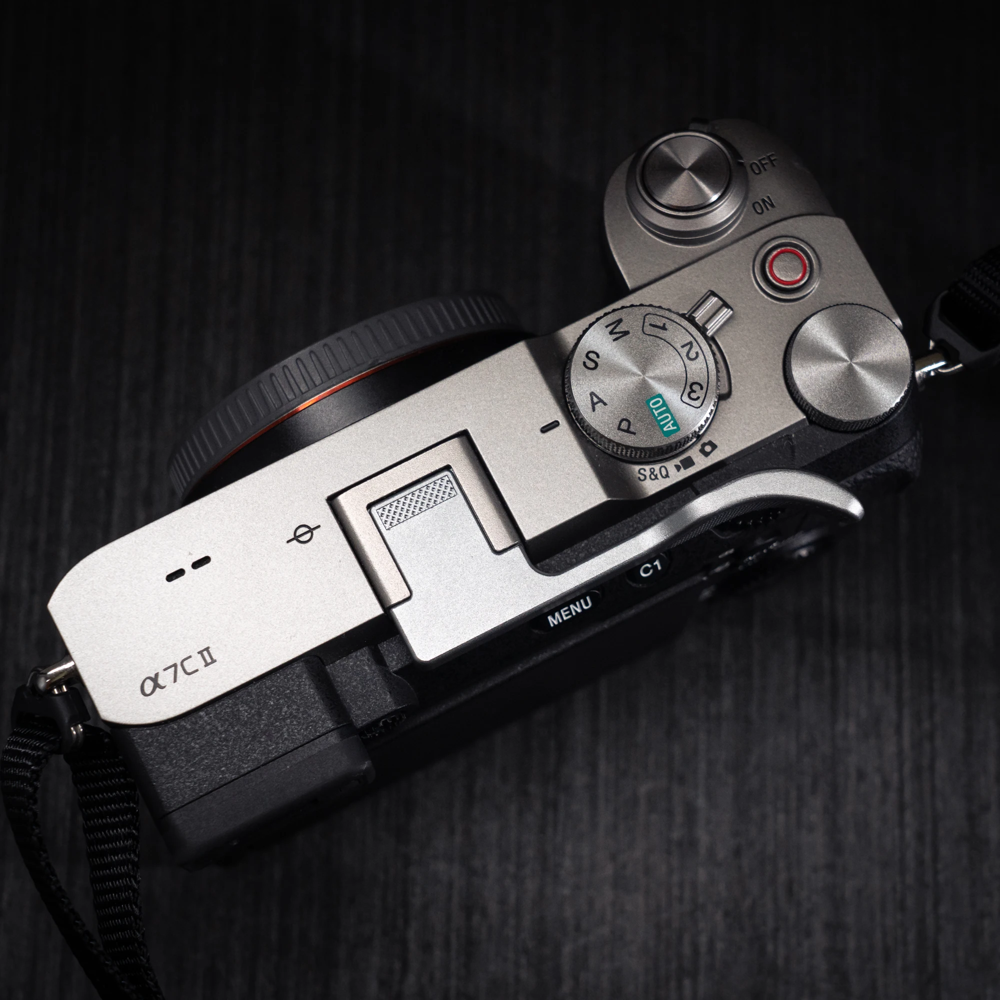 Aluminium Metall Blitzschuh Daumen-Up Blitzschuh Daumen-Up Grip für Sony A7C2 A7CR A7C Kamera Handgriff – Detail 7