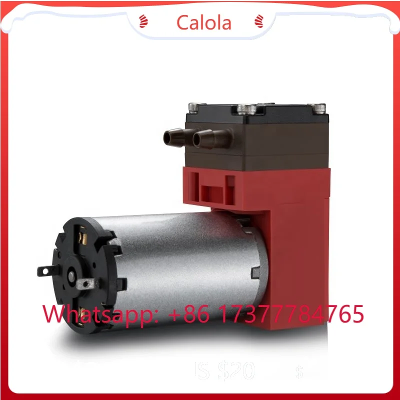 Updated Version Silent DC Micro Air Vacuum Pump Low-pulsation Electric Sampling Pump for Environmental Protection