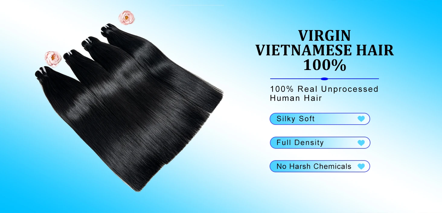 2 3 4 Pcs Vietnamese Bone Straight Bundles Human Hair 28 30 Inch Real Remy Weave Silky Raw Hair Natural Black 100% Unprocessed Premium Double Weft Thick Full Ends Human Hair Bundles Extensions For Women