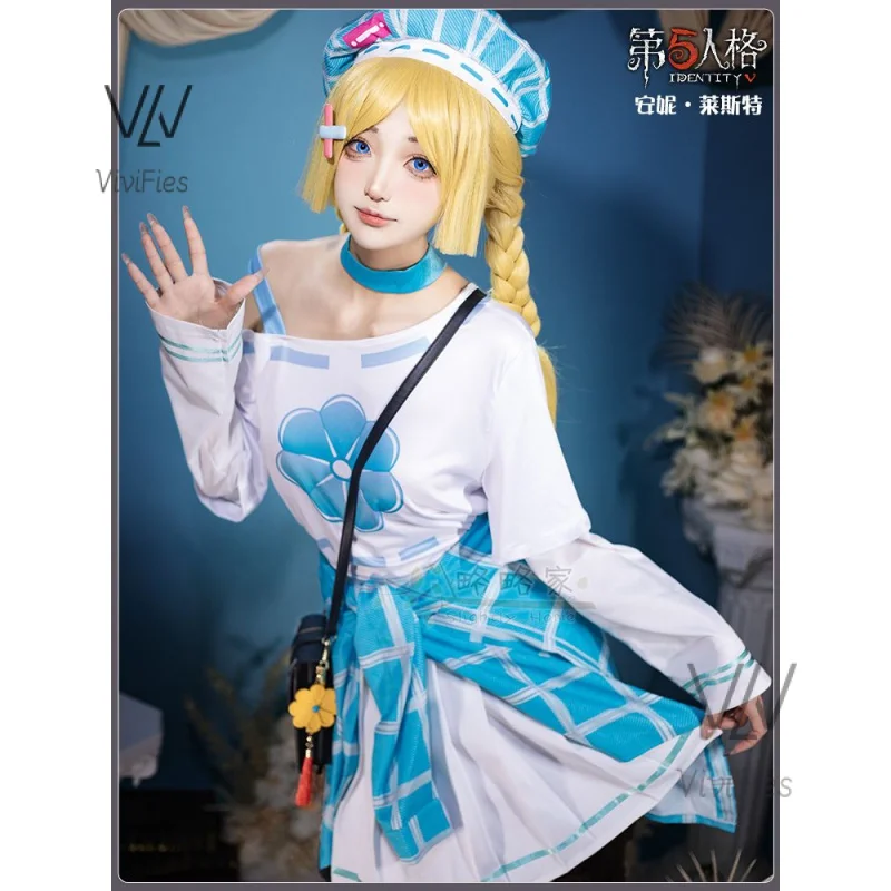 Anne Lester Cosplay Costume Game Identity V Toy Merchant Fashion Uniform Role Play Clothing Carnival Halloween Suit Pre-sale