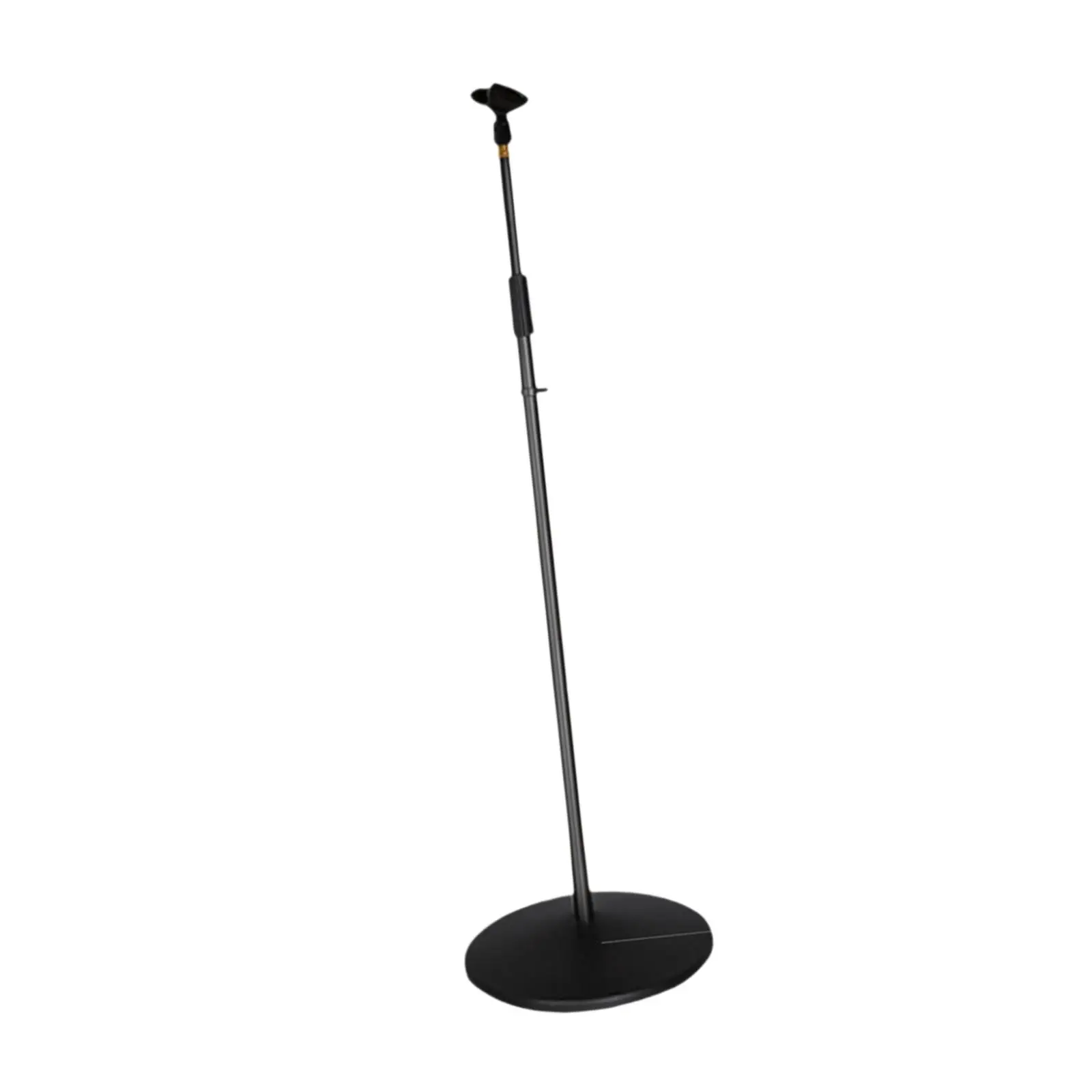 Microphone Floor Stand with Round Base Metal Construction for Party, Wedding Stage Multipurpose Detachable 31.5inch-70.8inch