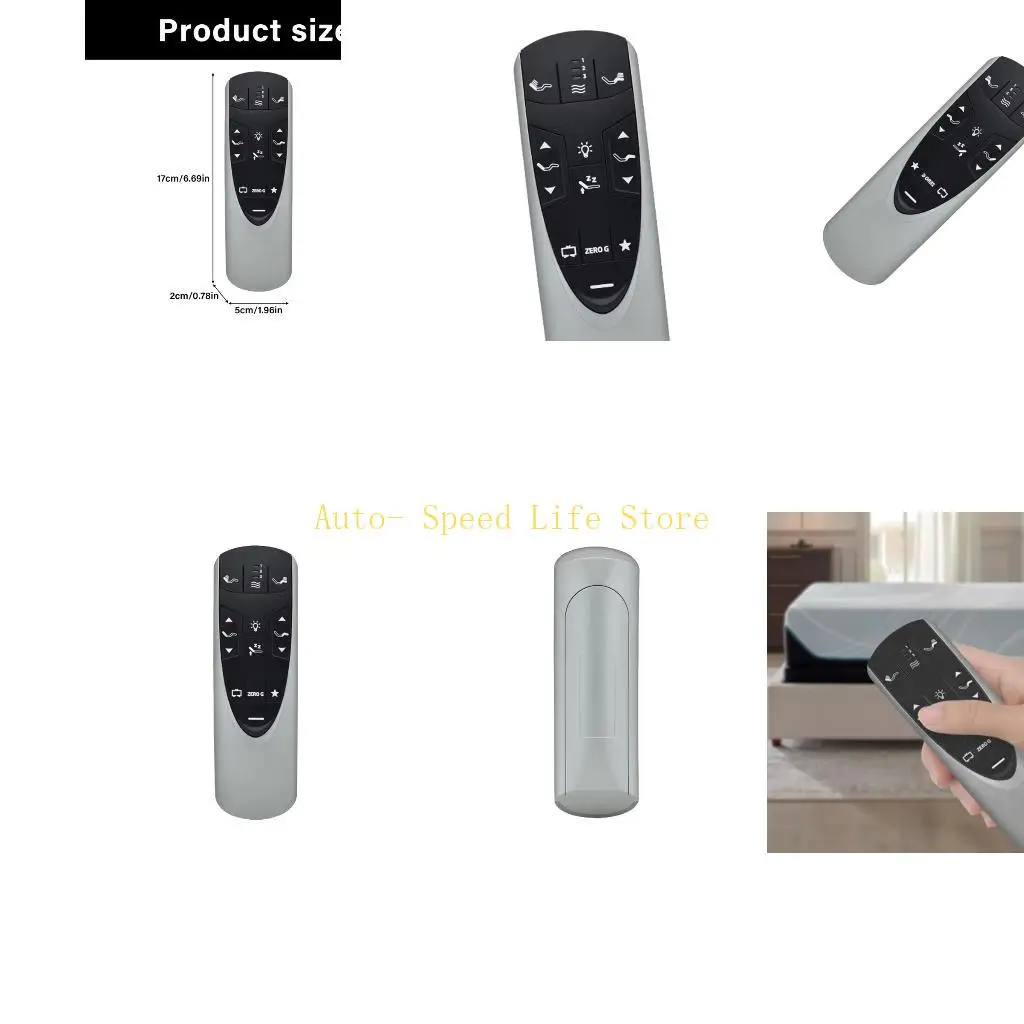 

02DA Instants Response Remote Controls For Adjustable Bed Base Ergo Extend 26ft Coverage No Positioning Limits