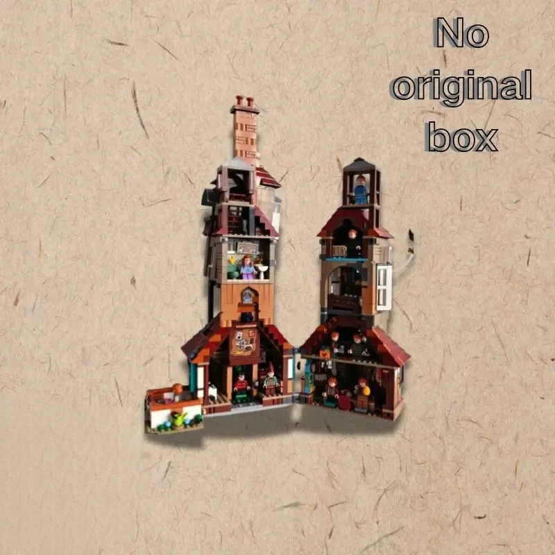 

Строительные блоки Burrow, модель кирпича, 2405 шт., украшения для дома, игрушки для детей и взрослых, подарки на день рождения, Рождество