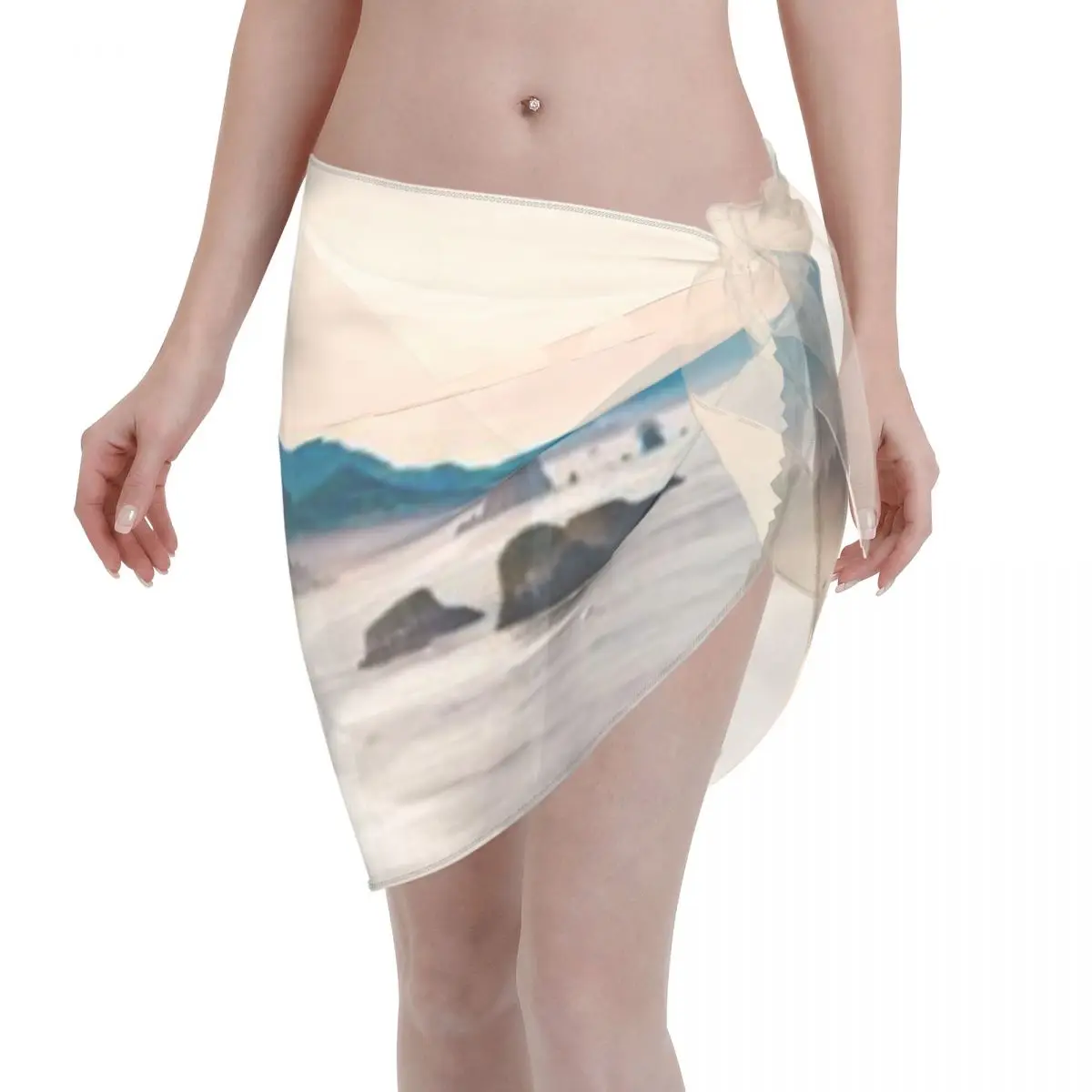 

Promotion Oregon Coast Views-PNW-Cannon BEach Sunset Women's Beach Wrap SkirtBeach Camping Pool Cover Up