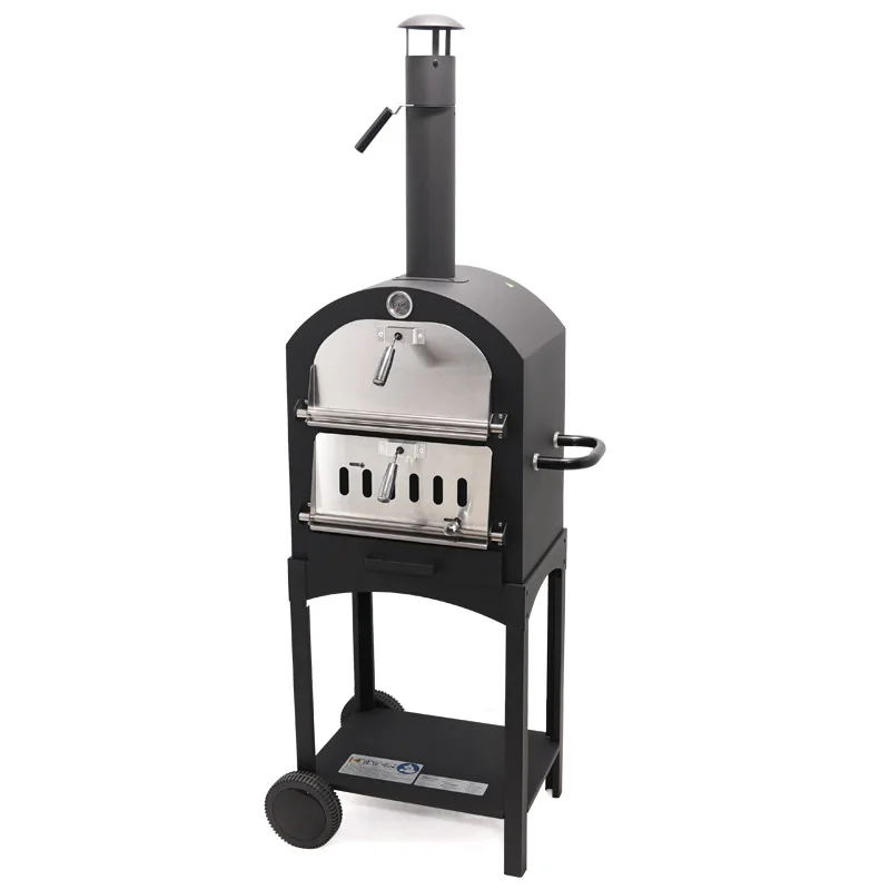 

Wholesale Outdoor Patio BBQ Pizza Oven Vertical Stainless Steel Wood Burning Cake Wood Burning Cake