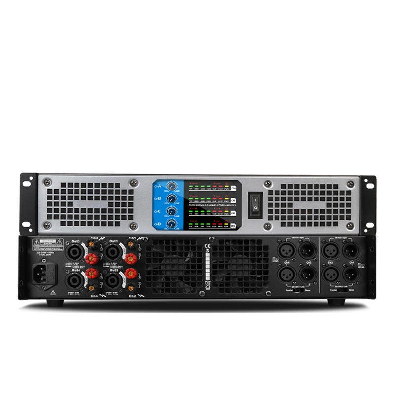 DA4600 DA2600 600w*4 600W*2 Professional 4 Channel Digital 10000W Power Amplifiers Power Audio 2 Channel Amplifier