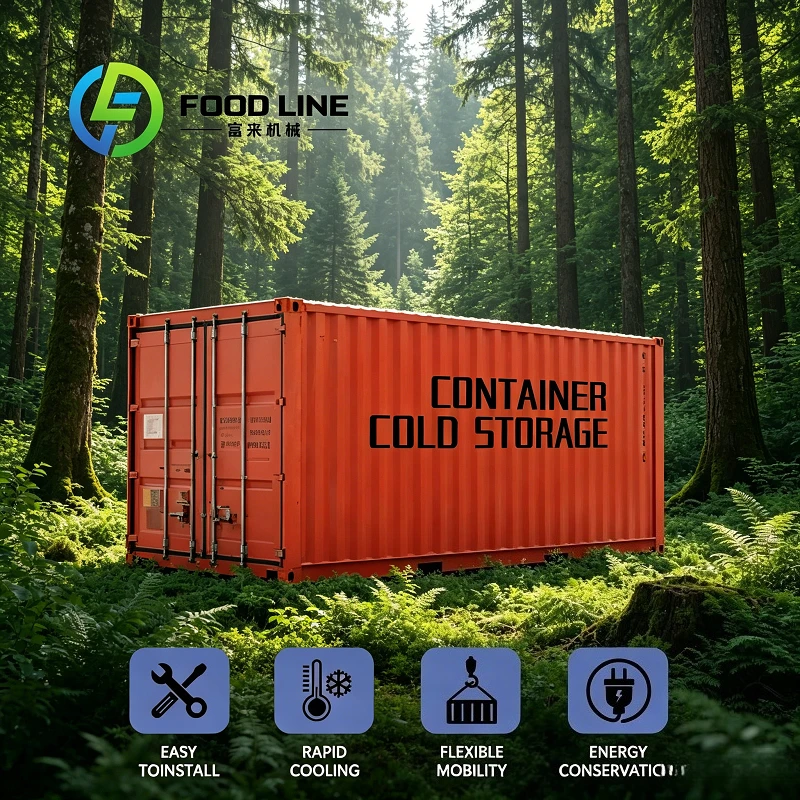 E-Commerce Warehouse Industrial 40Ft Container Cold Room Stackable Containers Expand Frozen Storage For Rising Order Volumes