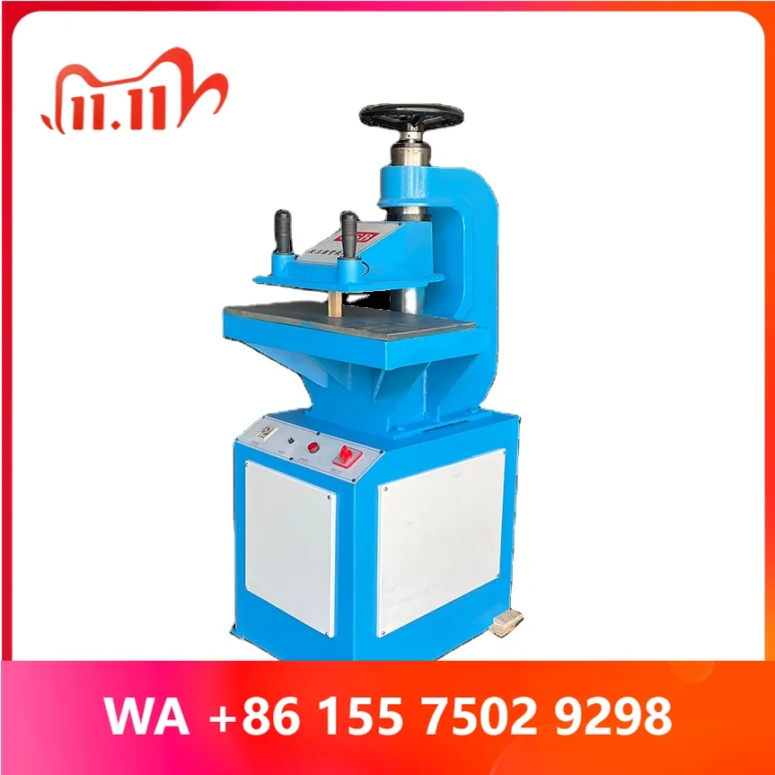 Automatic Multi Function Punching Hole 10 Tons Leather Cutting Press hine Hydraulic Swing Arm Clicker Press