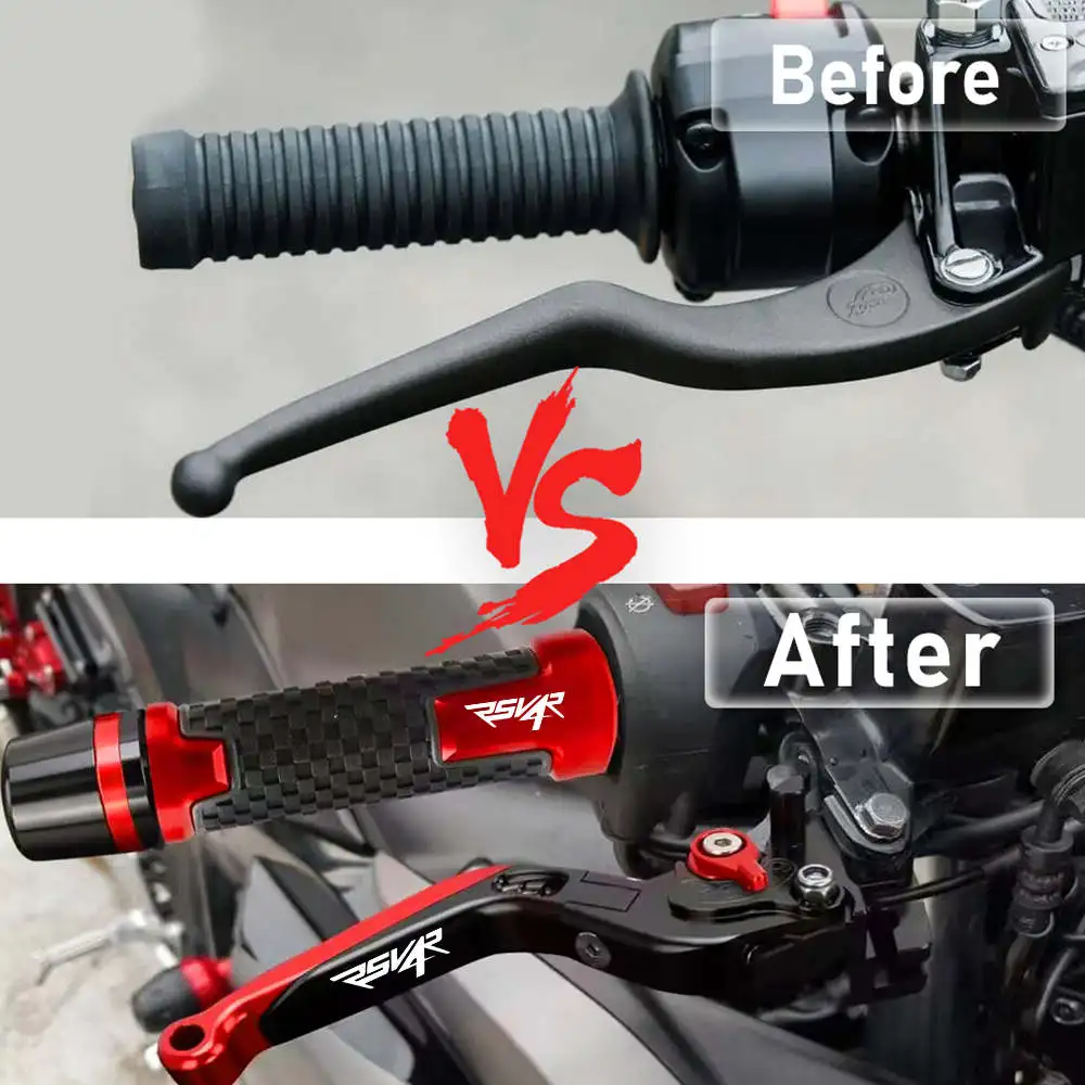 مقبض دواسة فرامل رافعة قابل للتعديل لأبريليا RSV4R RSV 4R 2009-2019 2018 2017 2016 دراجة نارية الملحقات المقود القبضات