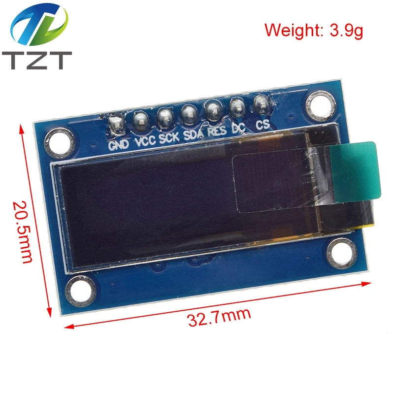 SSD1306 7PIN 0.91inch 128x32 SPI OLED Module 0.91