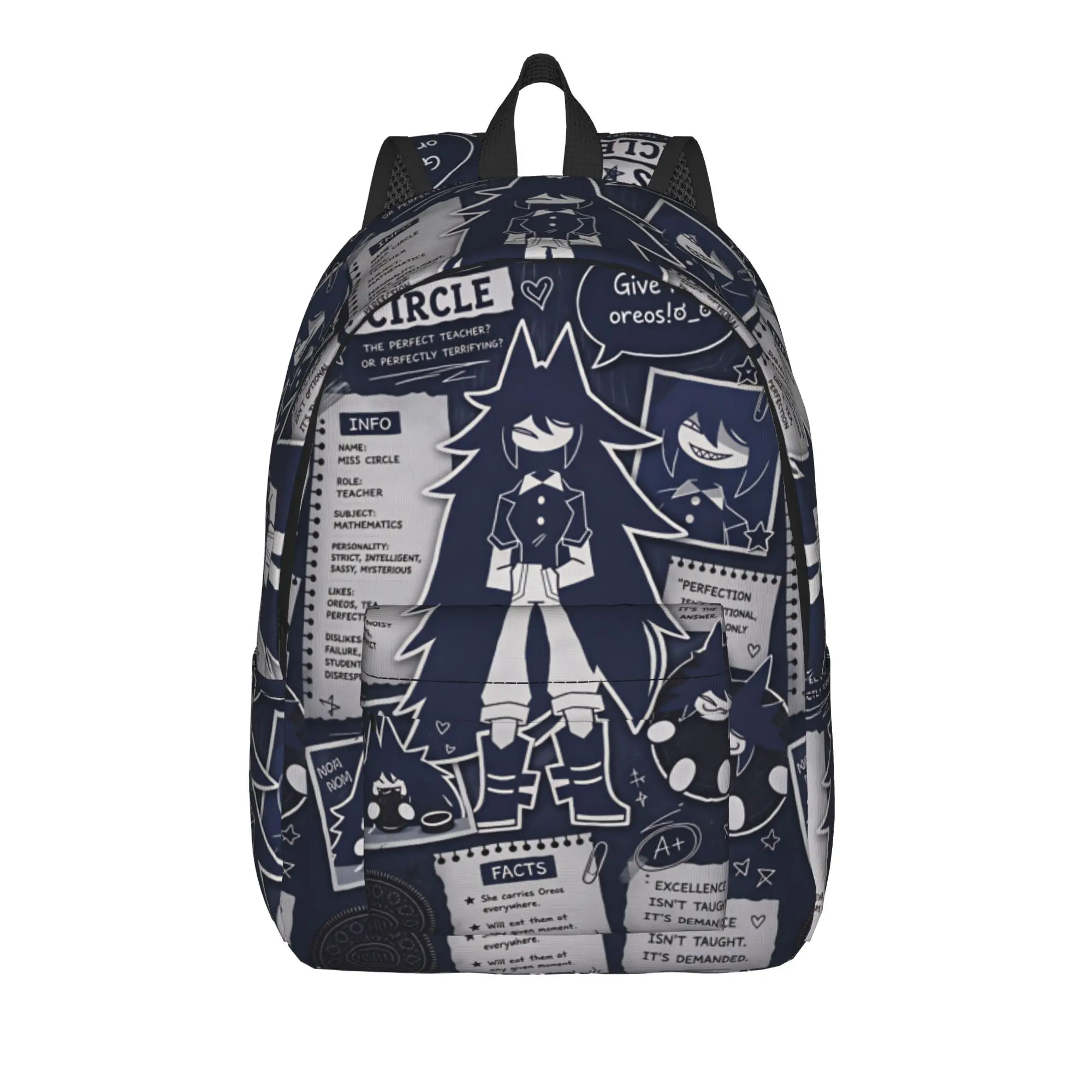 Fundamental Paper Education Anime Backpack  Travel Backpacks Boy Aesthetic High School Bags Design Pattern Rucksack