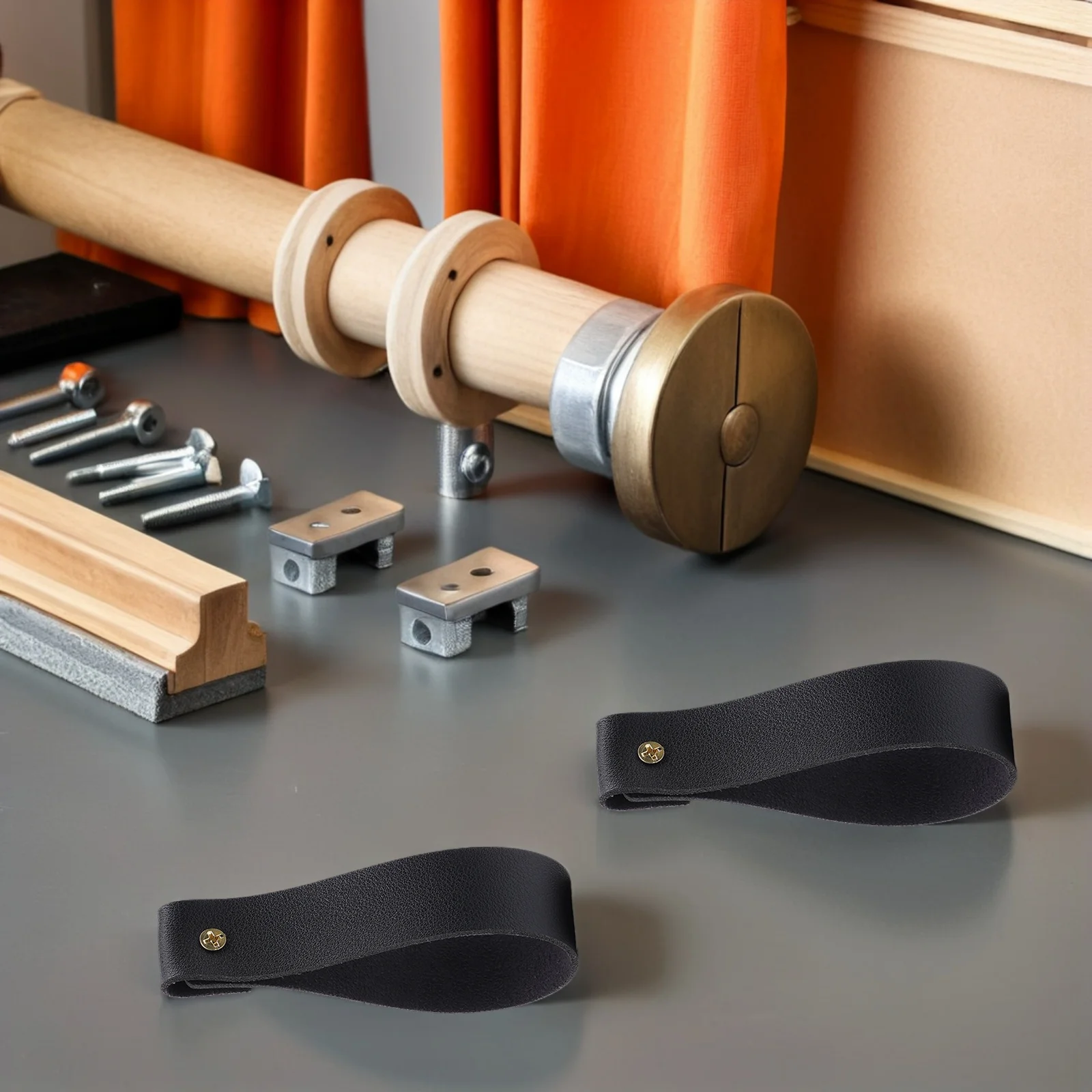 Рисунок 6 - настенные крючки для карнизов из искусственной кожи