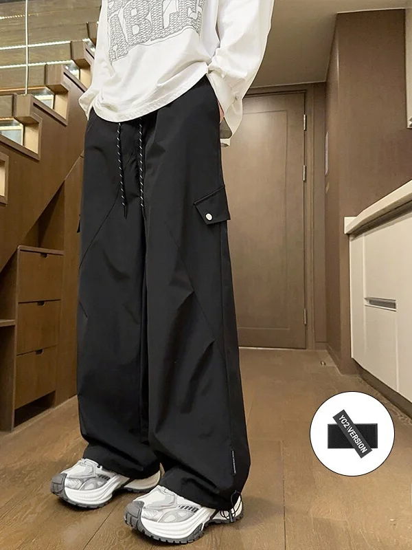 

Teenage Summer Casual Pants Straight Leg Cool Boy 3 Years Old Spring Autumn Long Pants Loose Fit Polyester Fiber