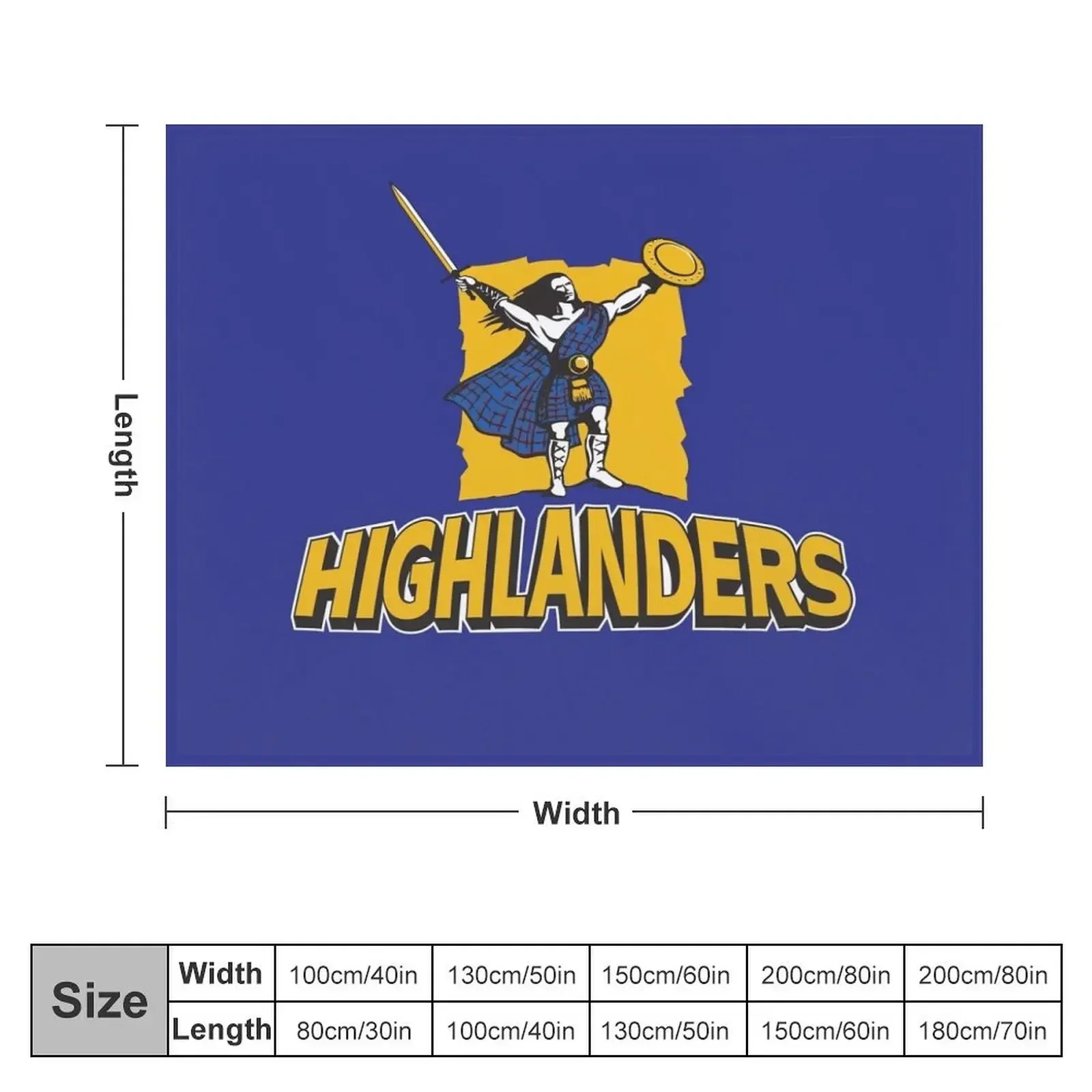 Highlanders NZ Throw Blanket Decorative Sofa warm winter Blankets