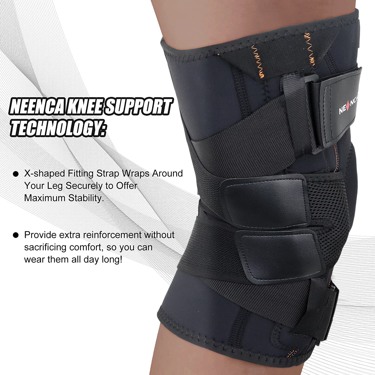 Hinged Knee Brace Support for Men and Women Knee Pain Arthritis ACL Meniscus Tear Injury Recovery Knee Pad Compression Sleeve