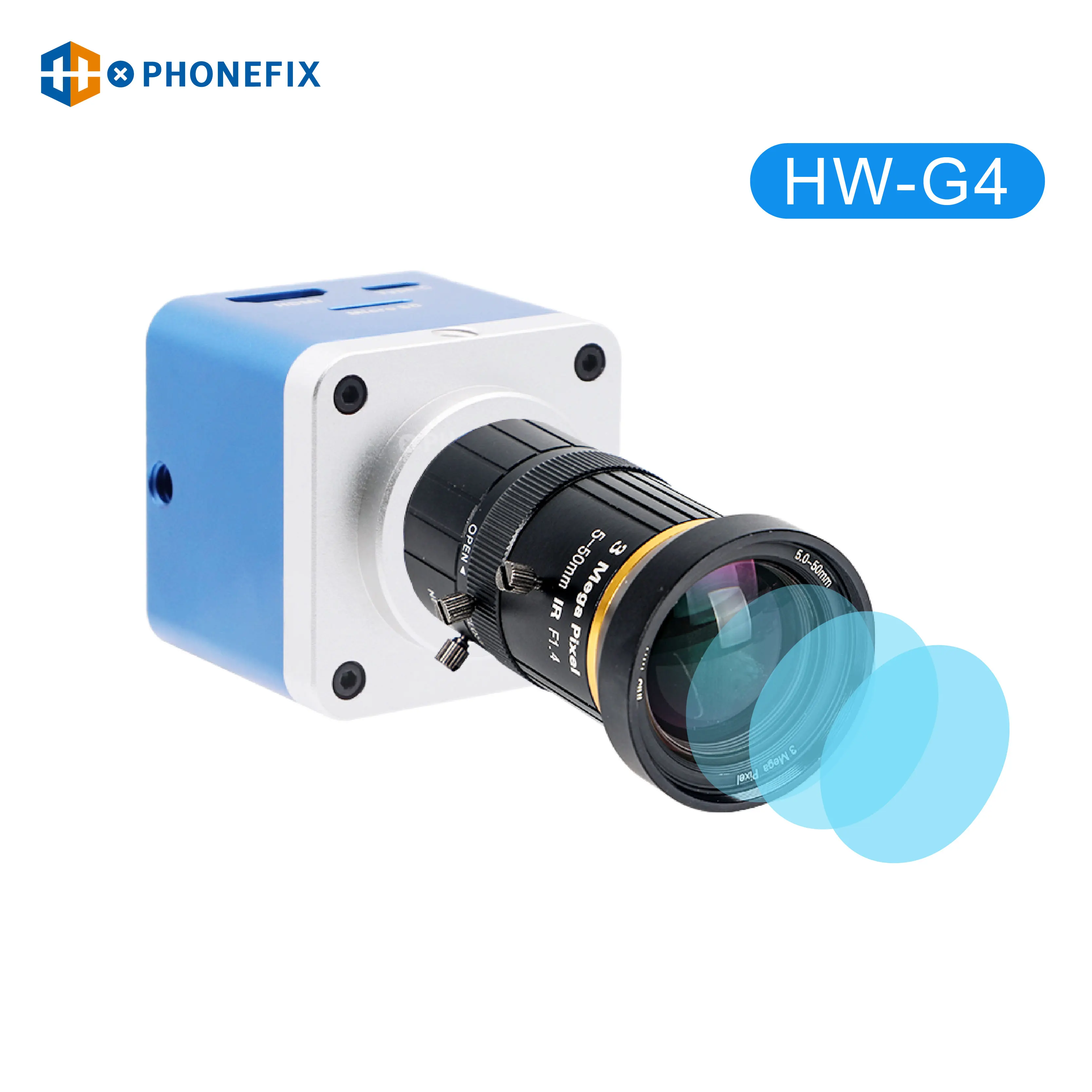 Imagem -04 - Ultra hd 60fps Hdmi Compatível Saída Usb Câmera Microscópio Industrial 4k Cmos Imx377 para Pcb Cpu Telefone Reparação Solda 4k
