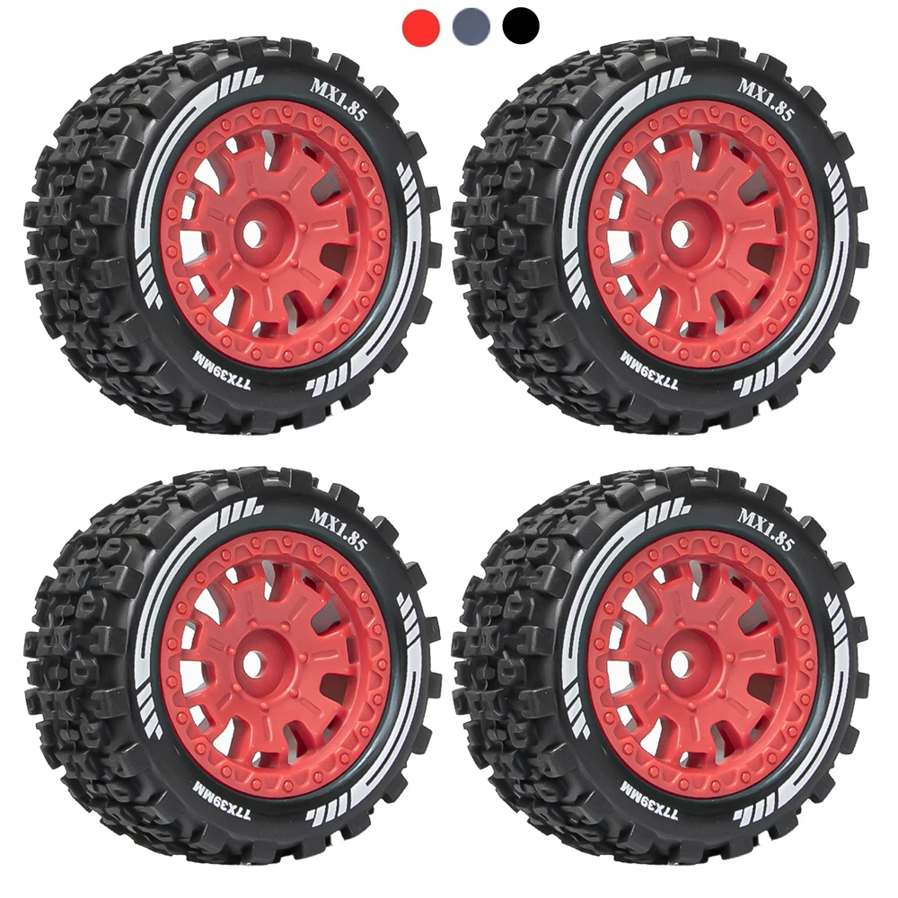

MX1.85 inch wide 77m*39mm 12mm Wheel Tires for ARRMA 1/18 Typhon ,GRANITE ,Redcat,Losi,Team,Kyosho,HPS,HPI