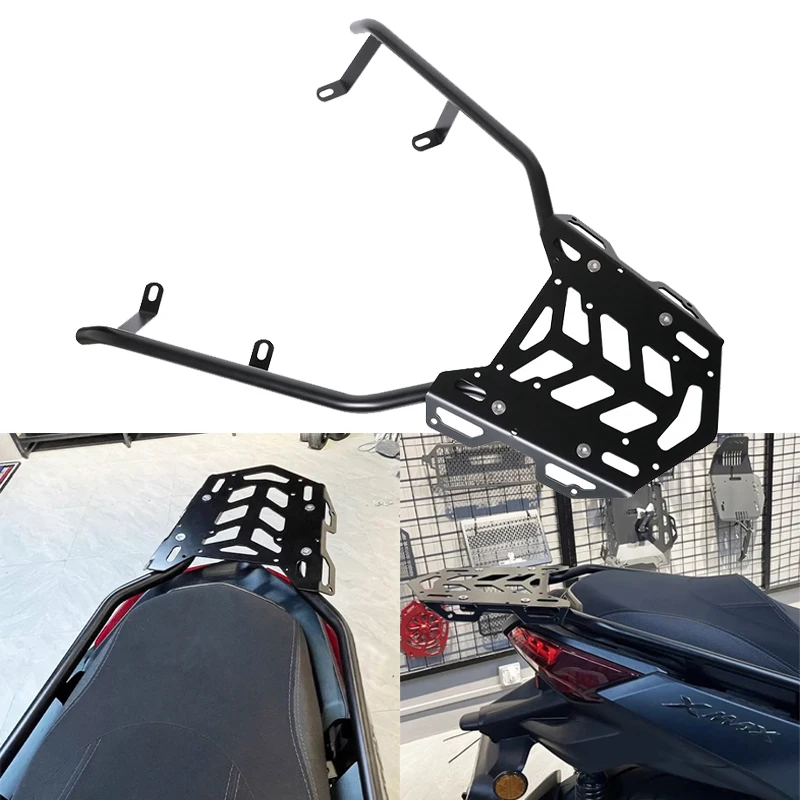 Carbon Steel Rear Trunk Bracket Fit For YAMAHA XMAX300 XMAX 300 2017-2024 Motorcycle Accessories X-MAX300 Thickened Luggage Rack