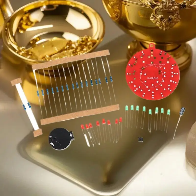 Kit di saldatura modulo timer NE555 – Pratica assemblaggio con LED lampeggianti bicolore - Progettato per compatibilità Arduino