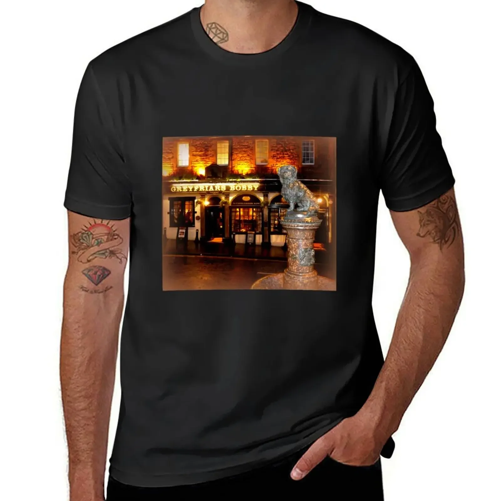 

Greyfriars Bobby ~ Edinburgh T-Shirt gifts for boyfriend anime tshirt fashion shirts fruit of the loom mens t shirts