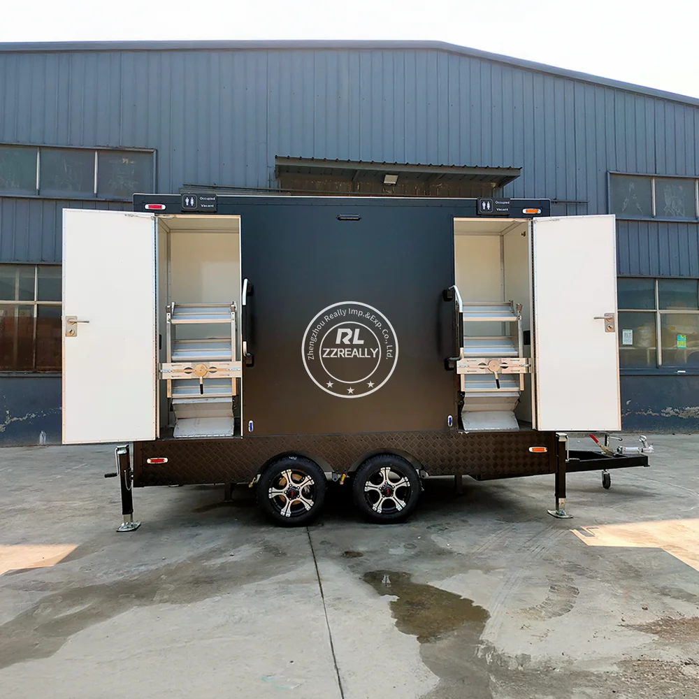 

Luxury Portable Restroom Trailer Premium Mobile Toilet Bathroom for Outdoor Events