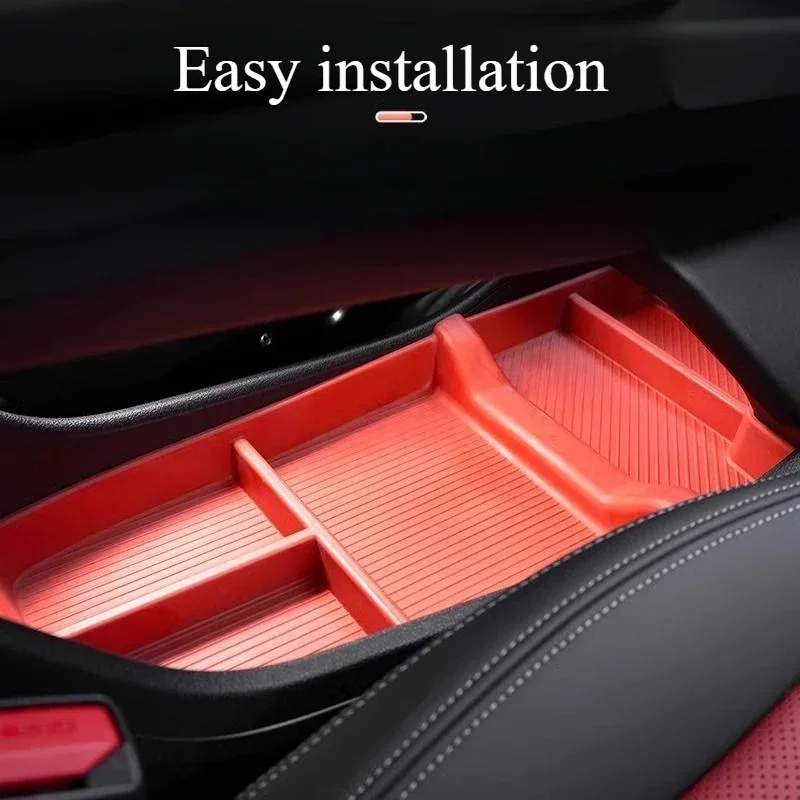 Boîte de rangement sous Console pour BMW X1 2023 2024 U11, boîte de rangement pour accoudoir de tasse d'eau, garniture de rangement, accessoires d'intérieur automobile