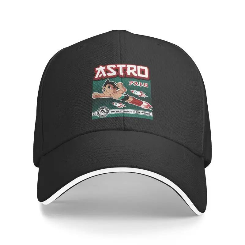 Custom Astroboy Anime Manga Baseball Cap for Men Women Adjustable Robot Dad Hat Sports